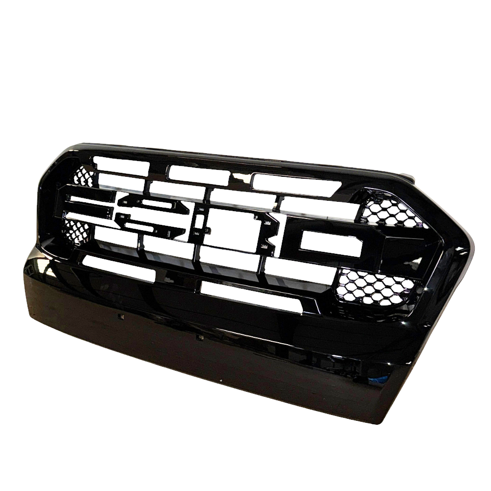 Ranger - T7: Gloss Black Raptor Style Front Grill 15-17