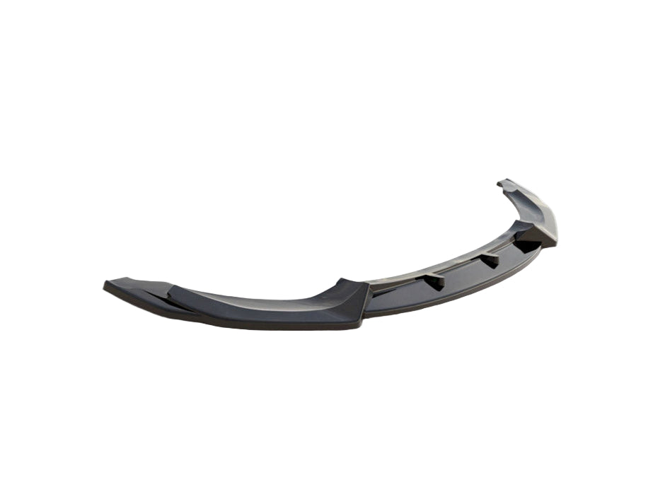 Curved, black car spoiler rests on a plain white background. Text reads: "WORLDWIDE LEADER IN AERODYNAMIC COMPONENTS" beneath the image.