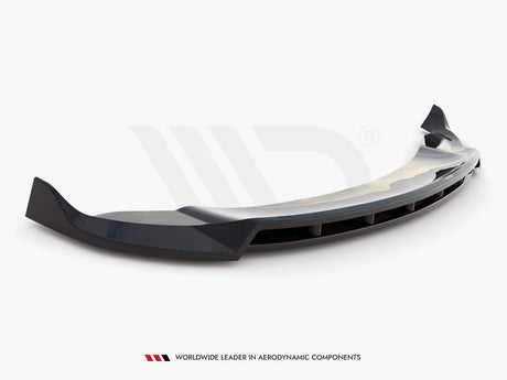 A sleek black car spoiler rests on a plain white background. The text reads, "WORLDWIDE LEADER IN AERODYNAMIC COMPONENTS".
