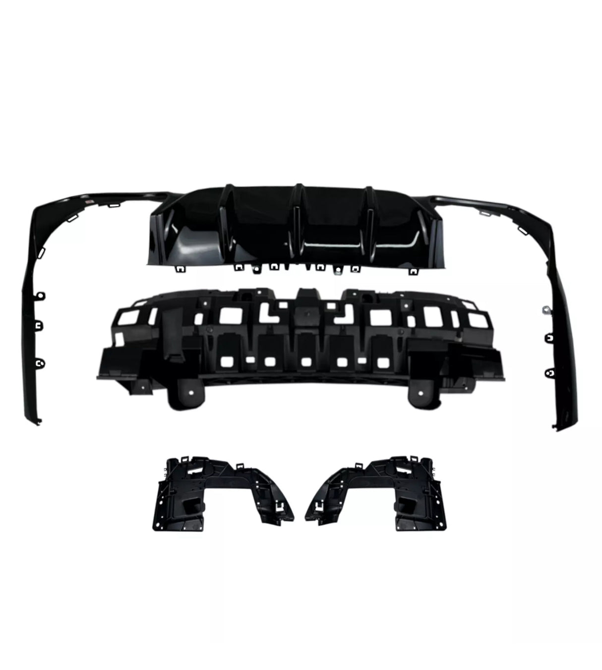E Class - C238 Coupe: Black Rear Diffuser 16-20