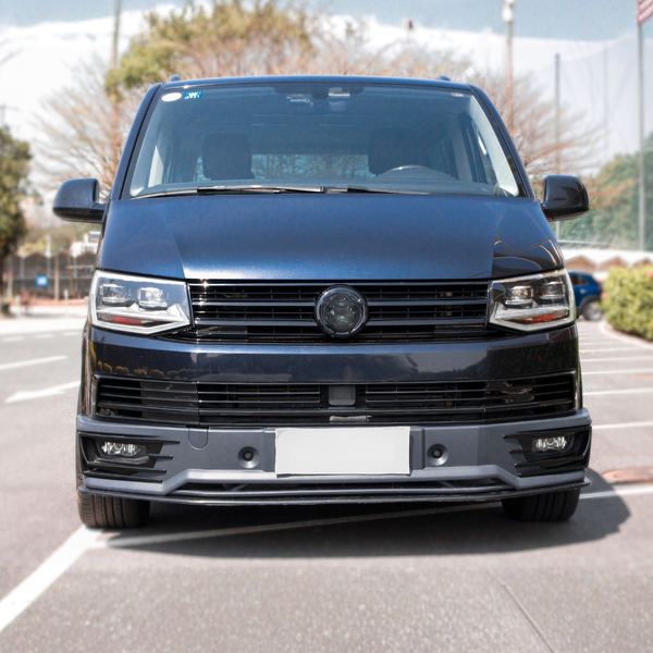 Transporter - T6: Primed Front Bumper Extension Lower Splitter 15-19