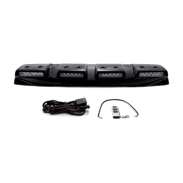 amarok t9 gloss black led roof light bar 22