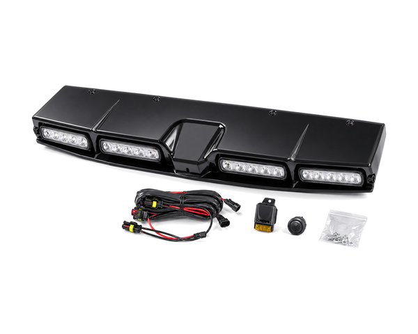 amarok t9 gloss black v3 style led roof light bar 22