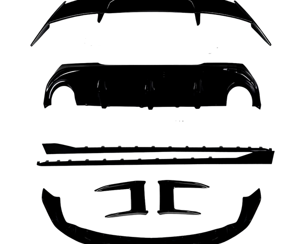 1 series f40 gloss black performance body kit 20 25