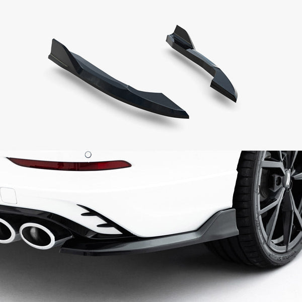 VW - Golf R Variant MK8 Facelift: Maxton Rear Side Splitters V1