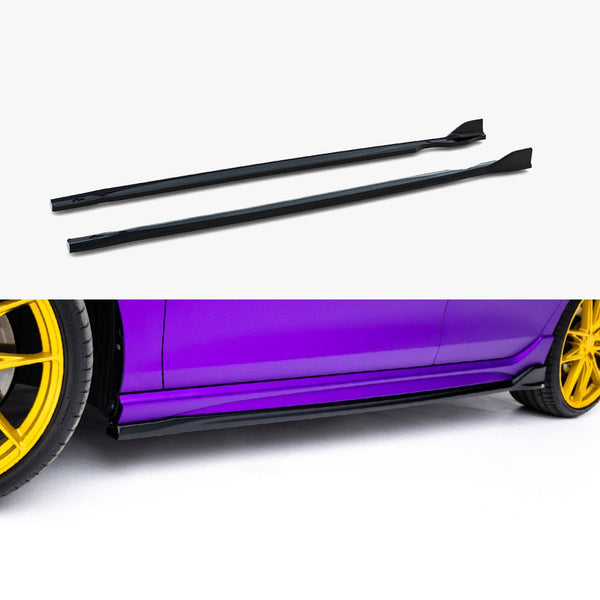 vw golf r mk8 mk8 facelift maxton side skirts v4