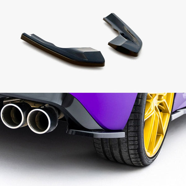 VW - Golf R MK8 Facelift: Maxton Rear Side Splitters V1