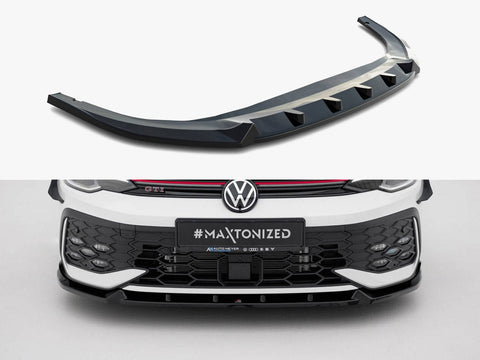 VW - Golf GTI / GTE / R Line MK8 Facelift: Maxton Front Splitter V2