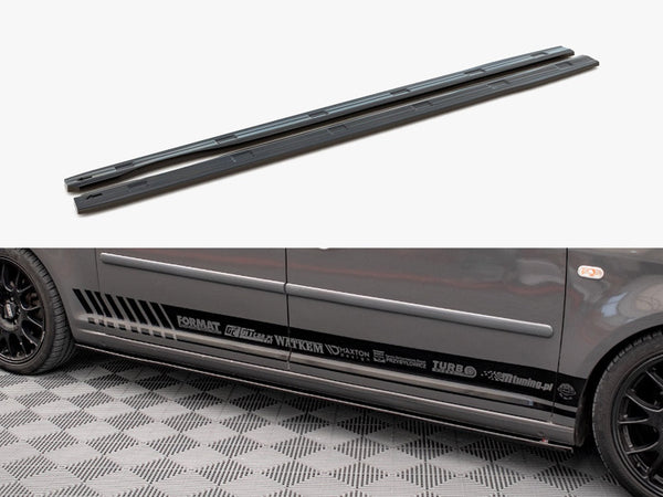 VW - Caddy Long MK3 Facelift (2010-2015): Maxton Side Skirts