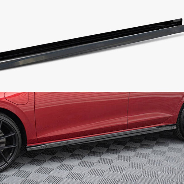 VW - Golf GTI / GTE / GTI Clubsport / GTD / R Line MK8: Maxton Side Skirts V3