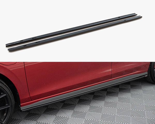 VW - Golf GTI / GTE / GTI Clubsport / GTD / R Line MK8: Maxton Side Skirts V1