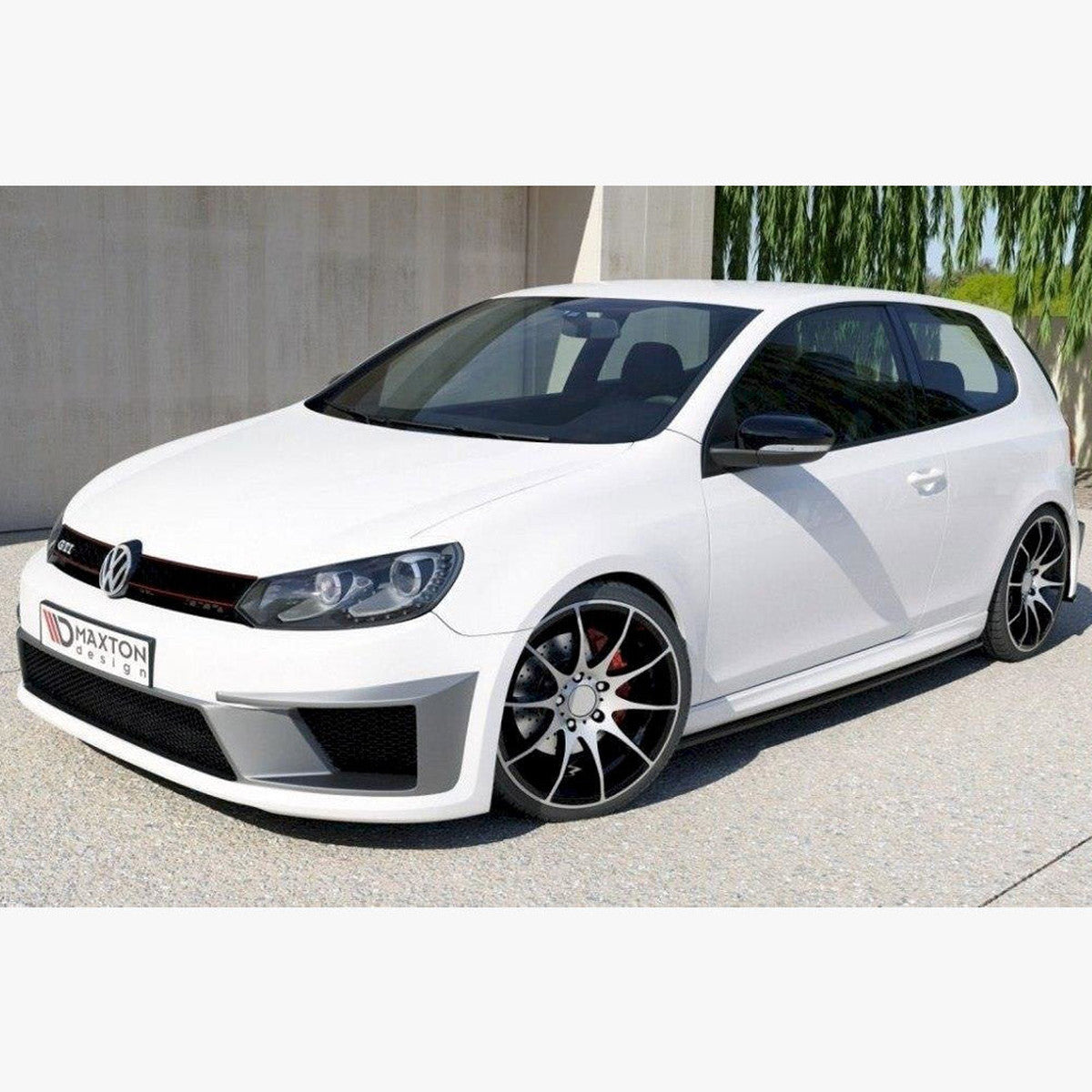 vw golf mk6 r400 look 2008 2012 maxton front bumper