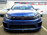 vw golf mk6 with r400 bumper 2008 2012 maxton front splitter