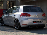 vw golf vi with 1 exhaust hole maxton rear diffuser