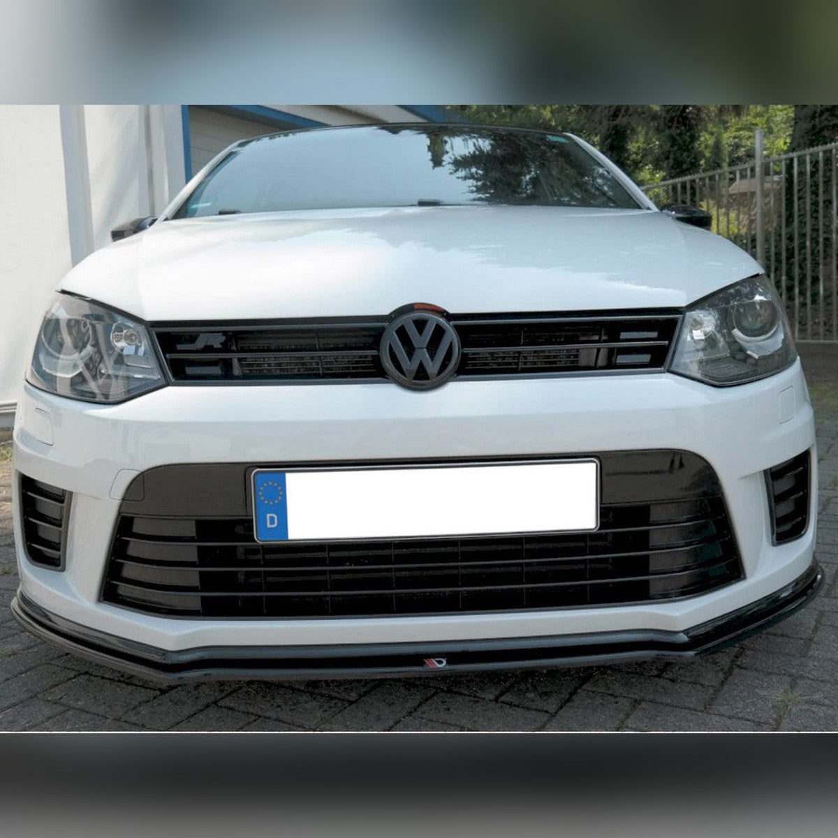 vw polo wrc mk5 maxton front splitter