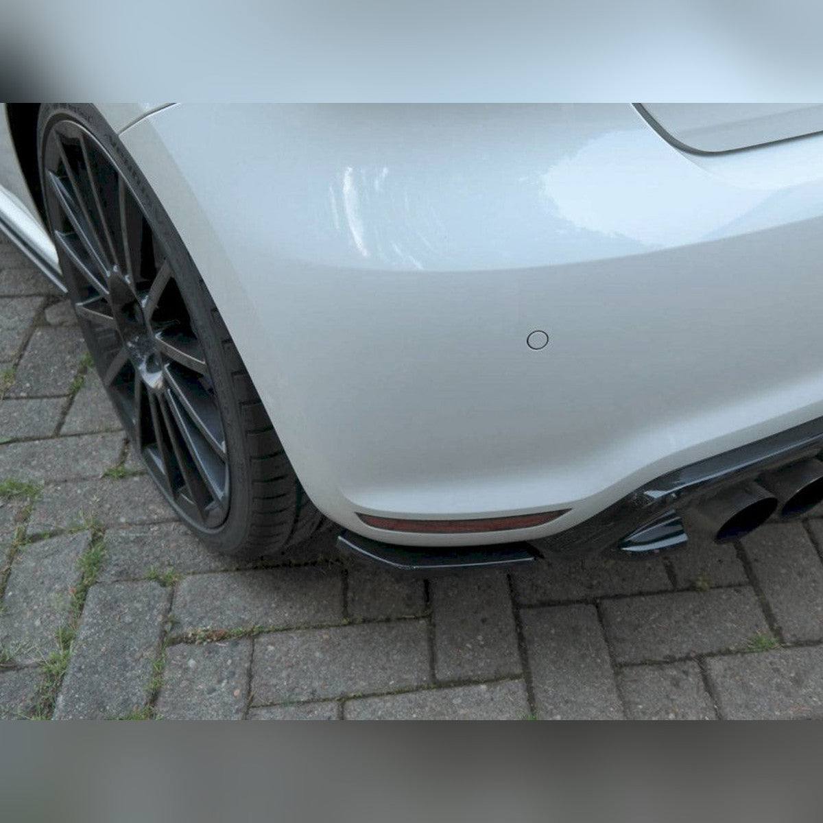 vw polo wrc mk5 maxton rear side splitters