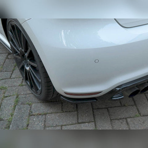 vw polo wrc mk5 maxton rear side splitters