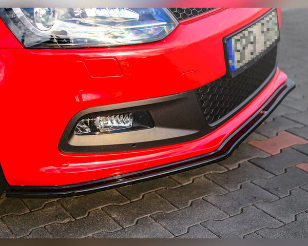vw polo gti mk5 maxton front splitter v2