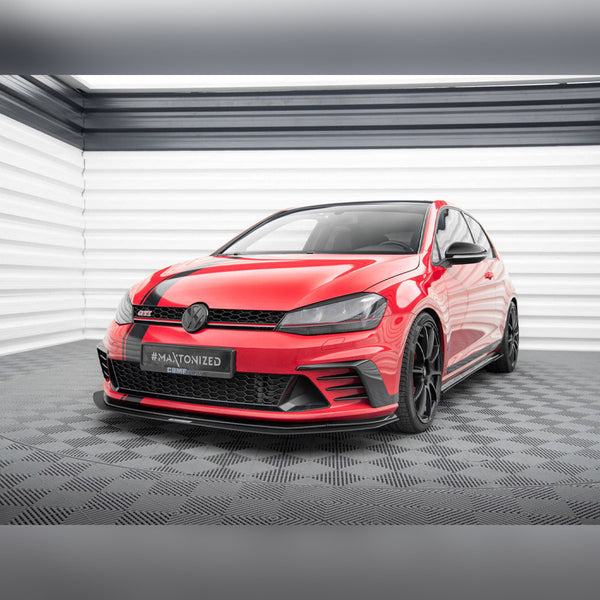 vw golf gti mk7 clubsport maxton front racing splitter