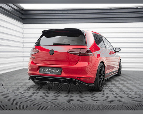 vw golf gti mk7 clubsport maxton rear diffuser