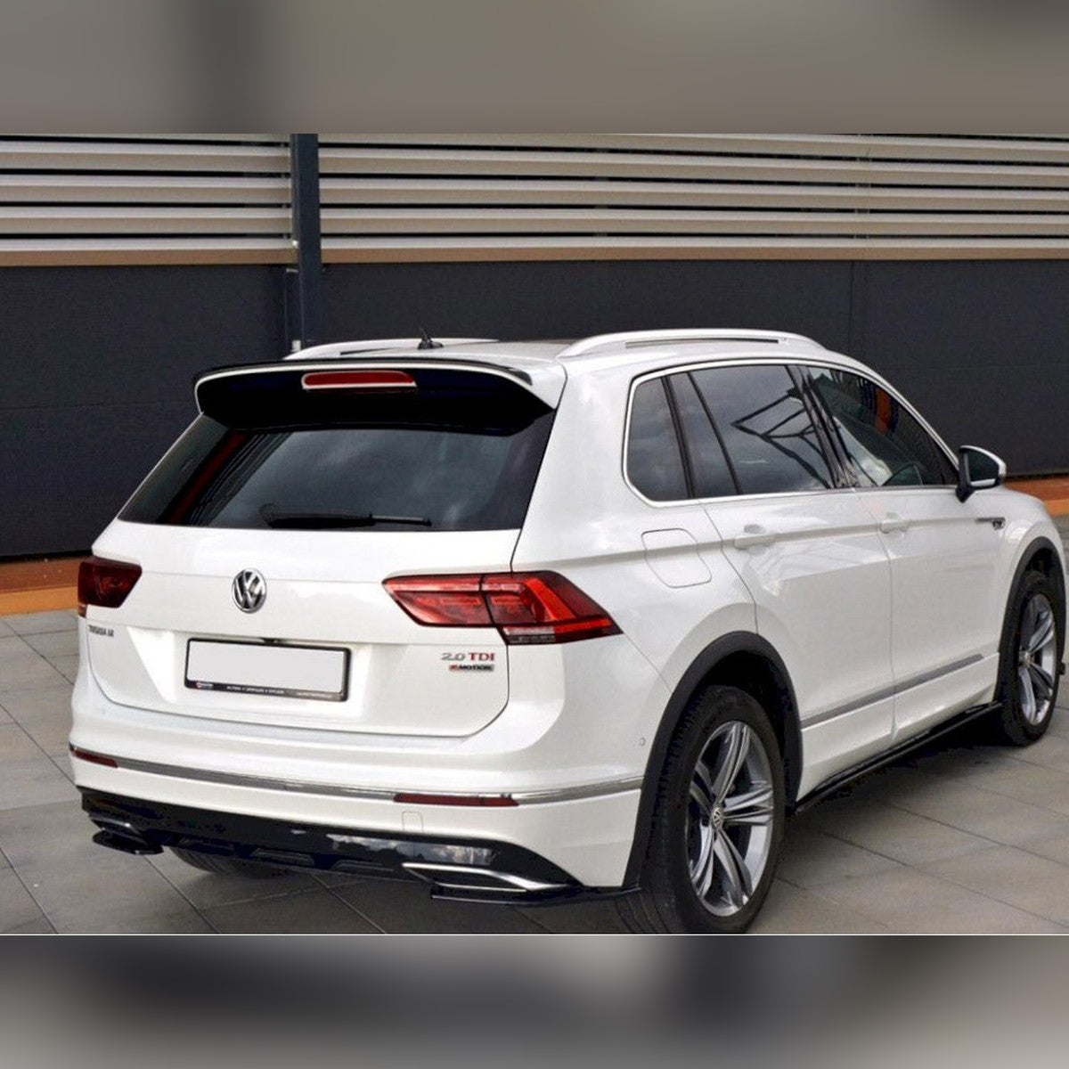 vw tiguan r line mk2 maxton spoiler