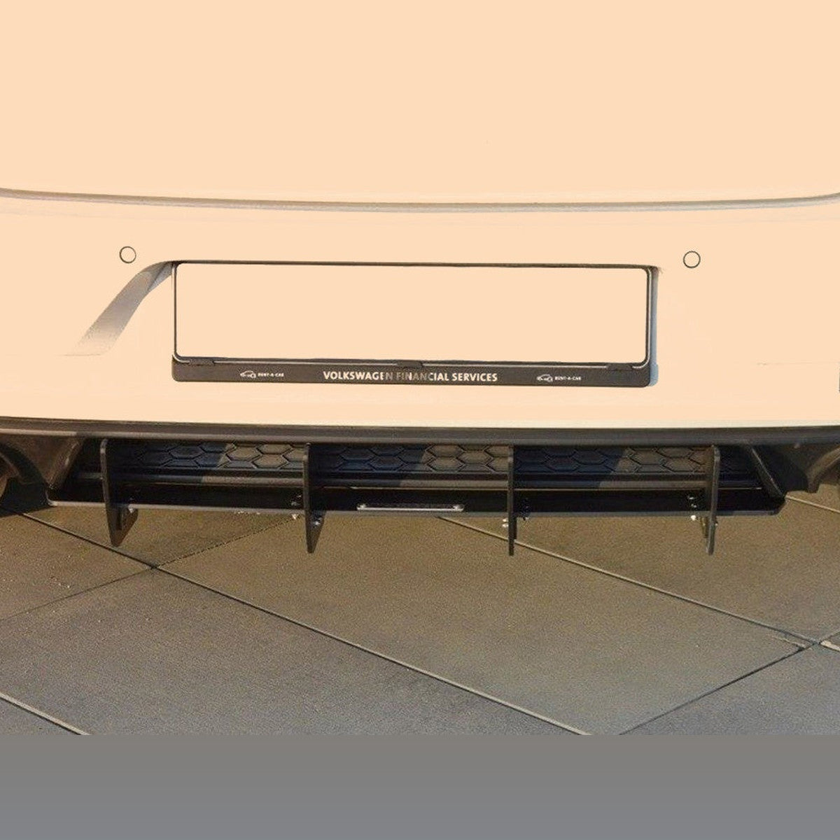 vw golf gti 7 5 2017 19 maxton rear diffuser