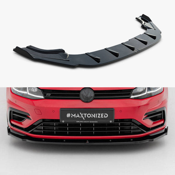 VW - Golf R / R Line MK7 Facelift: Maxton Front Splitter V1
