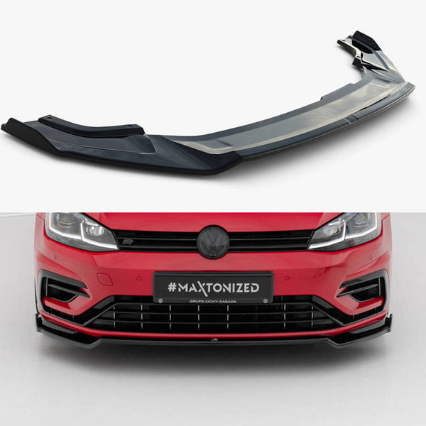 VW - Golf R / R Line MK7 Facelift: Maxton Front Splitter V2