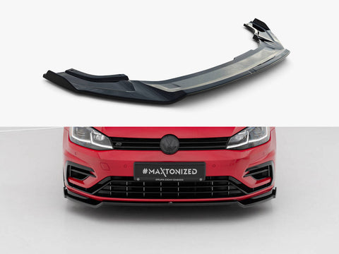 VW - Golf R / R Line MK7 Facelift: Maxton Front Splitter V2
