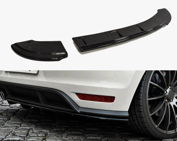 VW - Polo GTI MK5 Facelift: Maxton Rear Splitter (Vertical Bars)