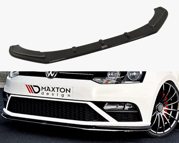 VW - Polo GTI MK5 Facelift: Maxton Front Splitter V1