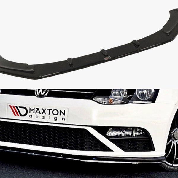 VW - Polo GTI MK5 Facelift: Maxton Front Splitter V1