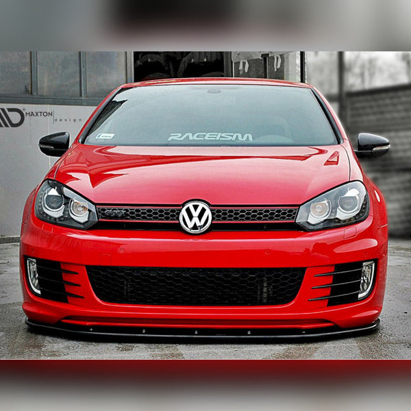vw golf vi for golf gti 35th maxton front splitter v2