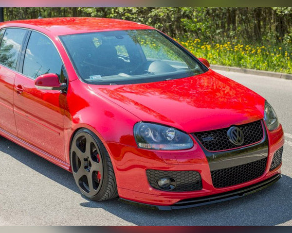 vw golf v gti for gti 30th front bumper spoiler maxton front splitter