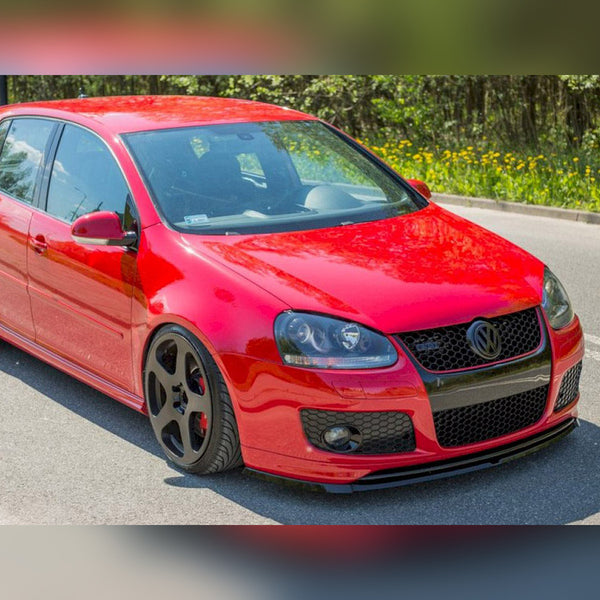 vw golf v gti for gti 30th front bumper spoiler maxton front splitter