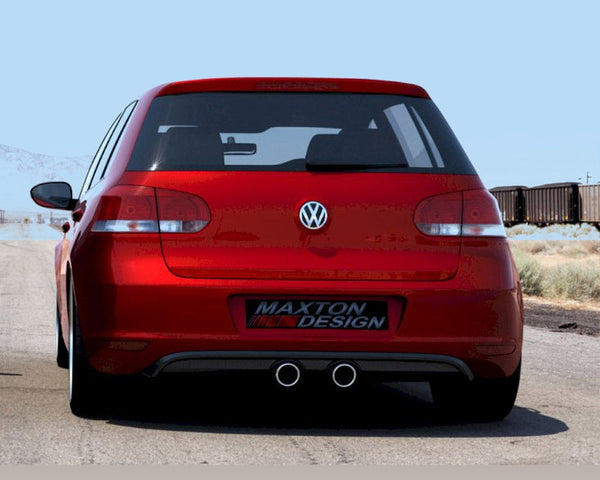 vw golf v r32 look for vw golf vi 2008 2012 maxton rear diffuser