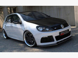 vw golf mk6 r maxton front splitter
