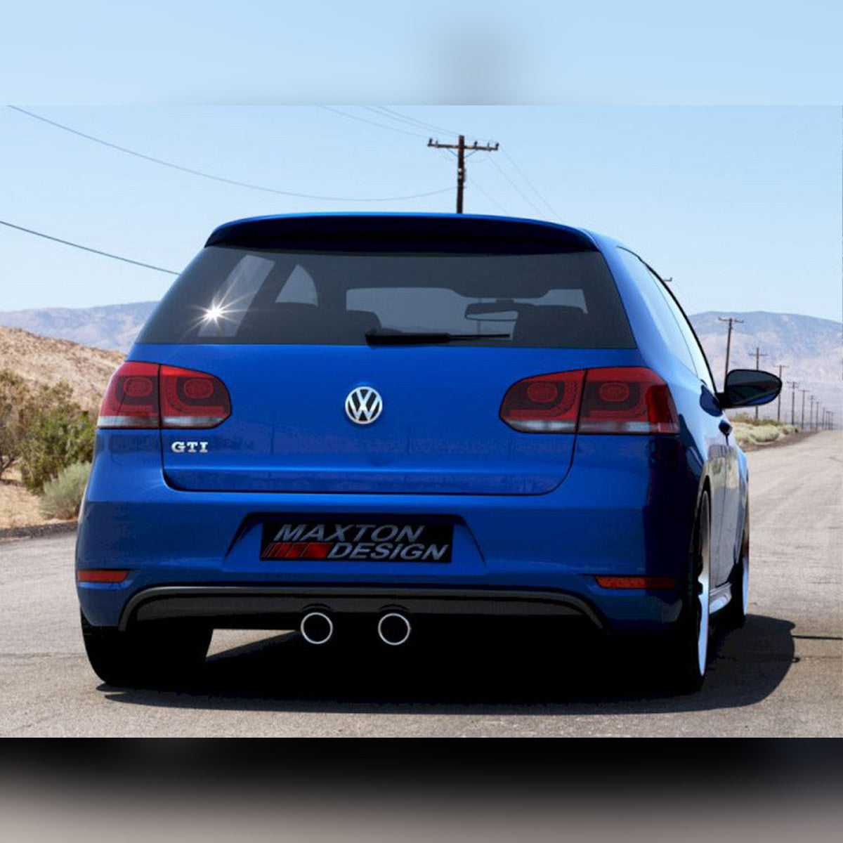 vw golf v r32 look for vw golf vi gti 2008 2012 maxton rear diffuser