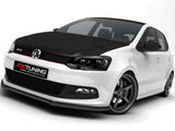 vw polo gti mk5 maxton front splitter