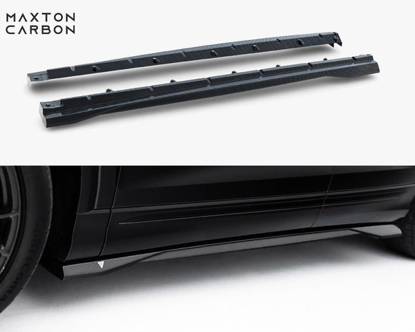 Audi - SQ8 / Q8 S Line MK1 Facelift: Maxton Pre-preg Carbon Fibre Side Skirts
