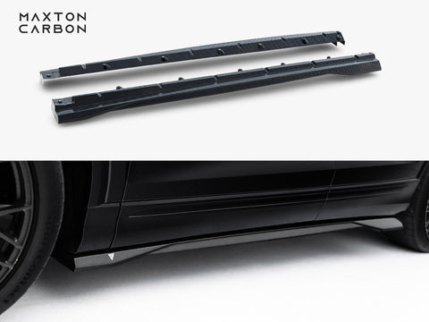 Audi - SQ8 / Q8 S Line MK1 Facelift: Maxton Pre-preg Carbon Fibre Side Skirts