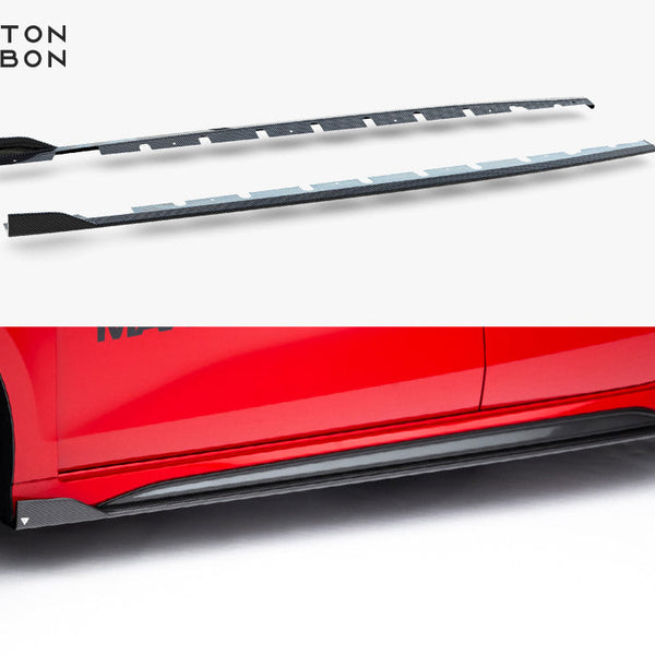 Audi - RS3 Sedan 8Y Facelift: Maxton Pre-preg Carbon Fibre Side Skirts V1