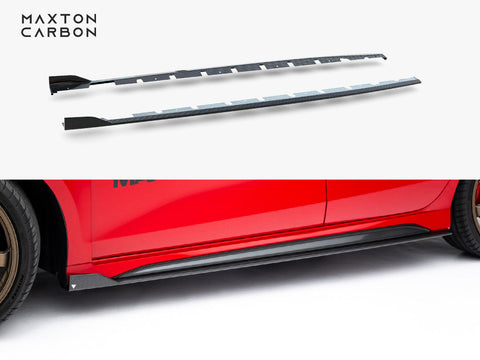 Audi - RS3 Sedan 8Y Facelift: Maxton Pre-preg Carbon Fibre Side Skirts V1