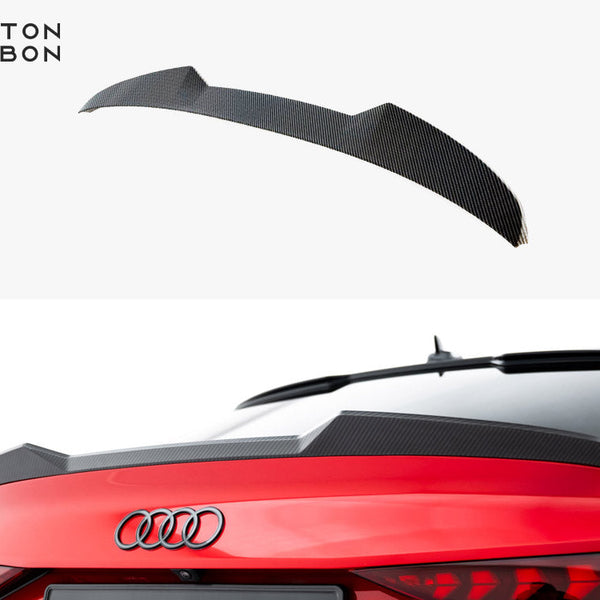 Audi - RS3 / S3 / A3 S Line / A3 Sedan 8Y Facelift: Maxton Pre-preg Carbon Fibre Boot Spoiler V1