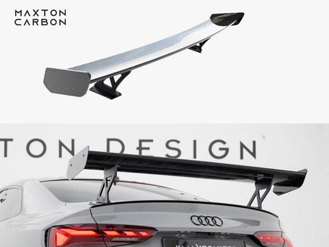 Audi - A5 / A5 S Line / S5 / RS5 Coupe F5 / F5 Facelift: Maxton Carbon Spoiler With External Brackets Uprights V1