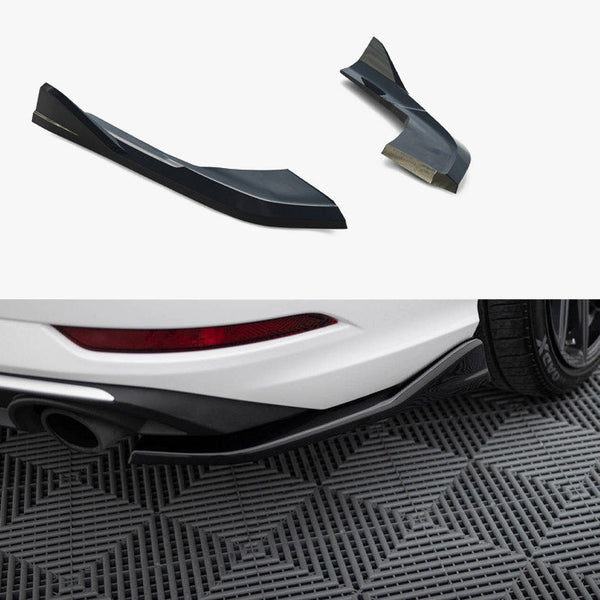 Audi - A3 Sedan 8V Facelift: Maxton Rear Side Splitters V1