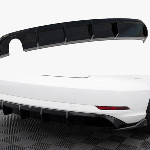 Audi - A3 Sedan 8V Facelift (Version with single exhaust tips on one side): Maxton Rear Diffuser
