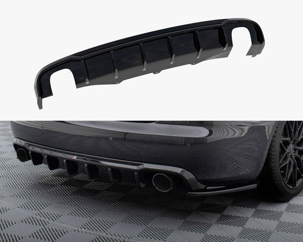 Audi - A4 B8 (Version with single exhausts on both sides): Maxton Rear Diffuser