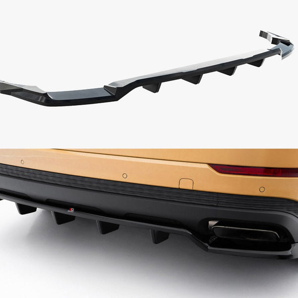 Audi - Q8 MK1 Facelift: Maxton Rear Splitter (Vertical Bars)