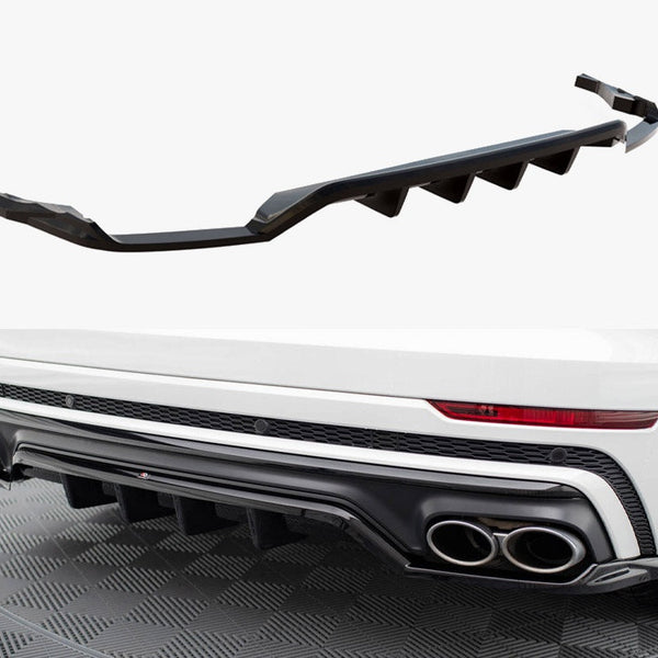 Audi - SQ8 MK1: Maxton Central Rear Splitter (Vertical Bars) V2